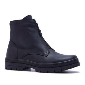 Carl Scarpa Truste Black Leather Ankle Boots